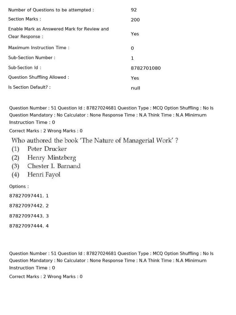 Code 55 Dec 2023 Paper 74 230 | PDF | Multiple Choice | Student ...