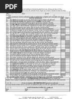 Check List Trabalhos Em Altura