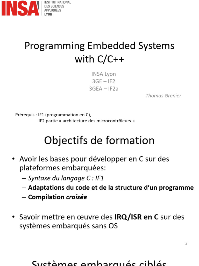 Compilation croisée en systèmes embarqués | PDF | Compilateur | Système ...