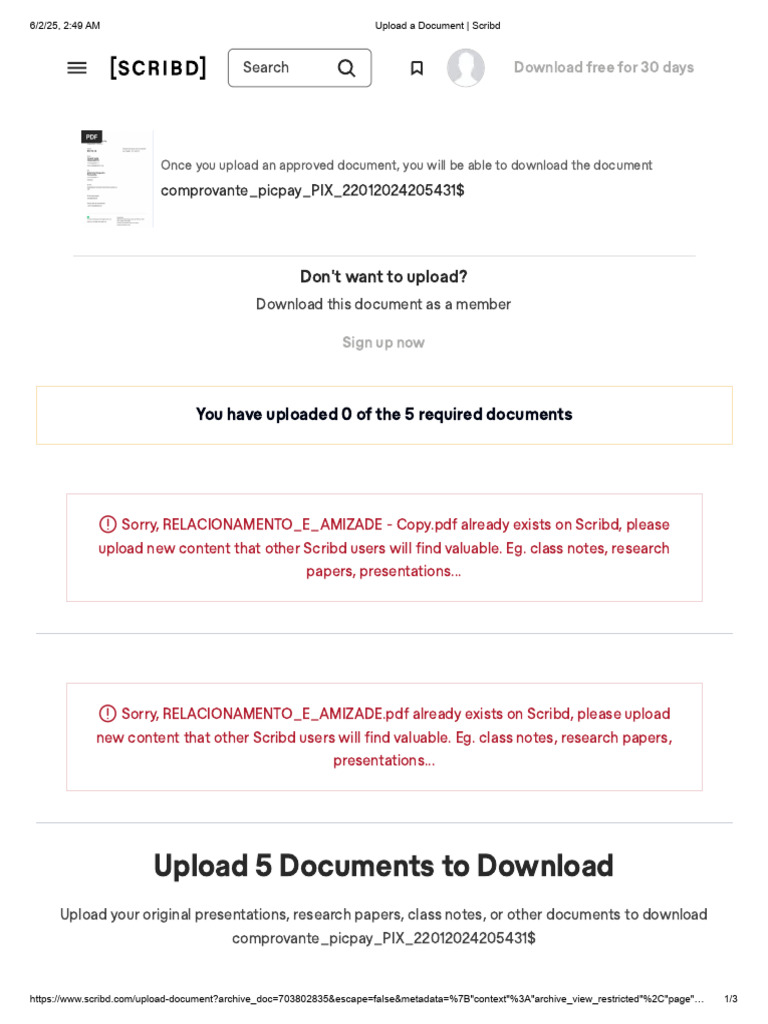 Upload Documents to Scribd | PDF | Scribd | Computing