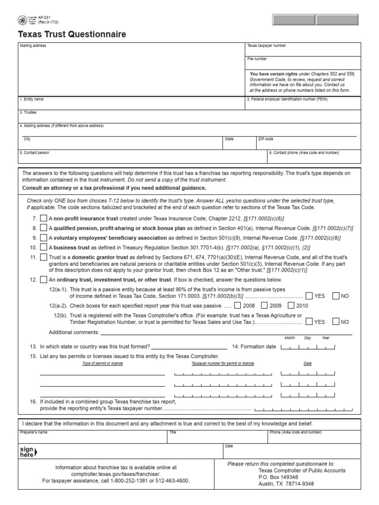 Ap 231 | PDF | Taxes | Internal Revenue Service