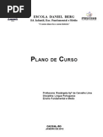 2012 - Plano de Curso língua portuguesa rosângela