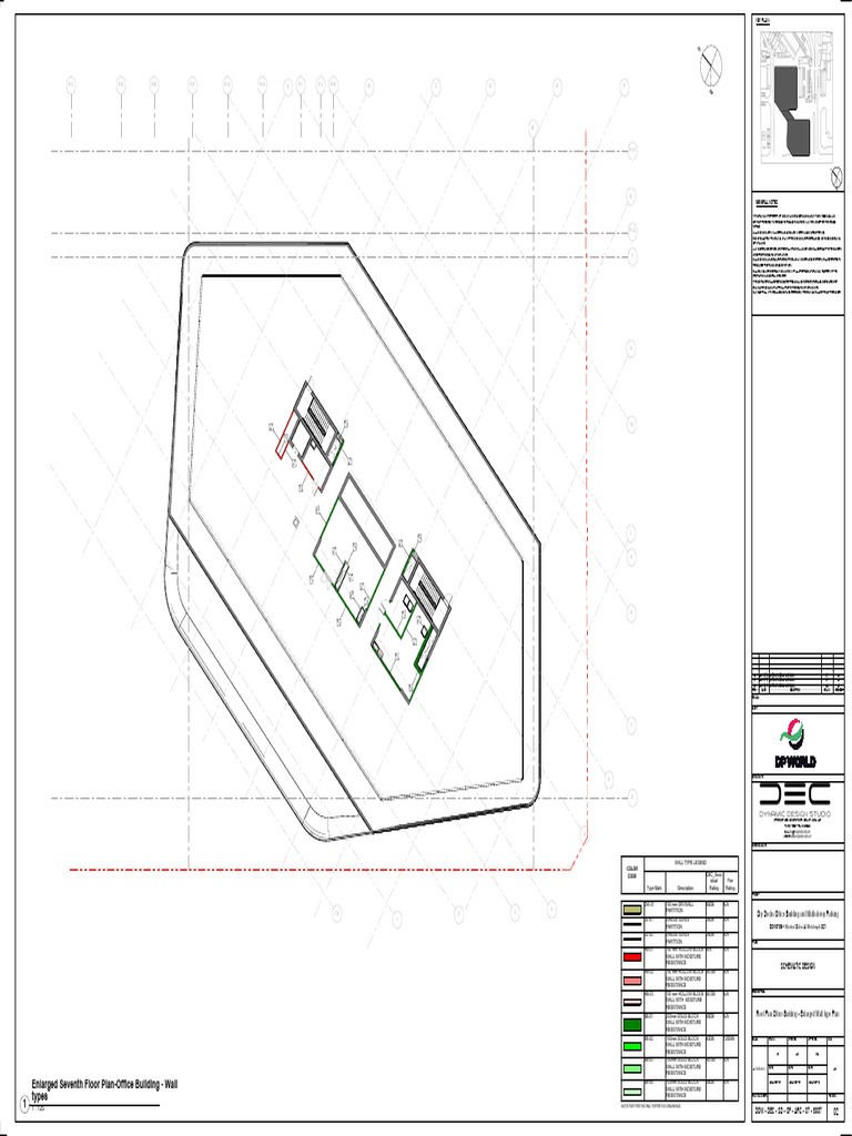 Roof Plan and Wall Types Overview | PDF | Wall | Building Engineering