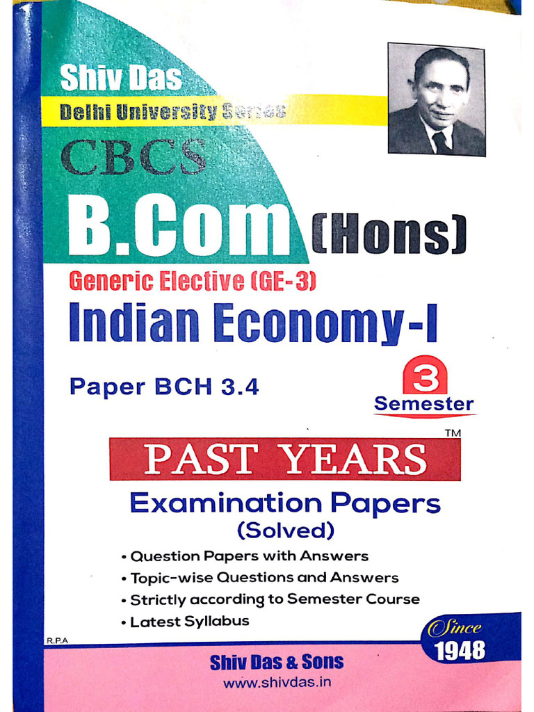 Ge Indian Economy 10 Years Shiv Das | PDF