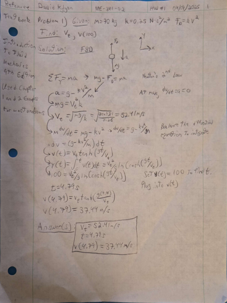 Me 341 02 HW 1 | PDF