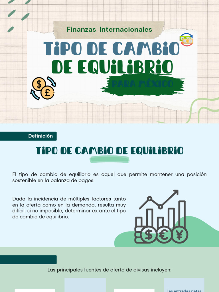 Tipo de Cambio de Equilibrio en Finanzas | PDF | Tipo de cambio | Moneda
