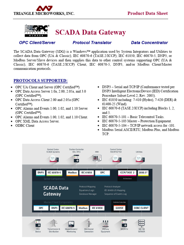 Triangle MicroWorks SCADA Data Gateway | PDF | 64 Bit Computing ...