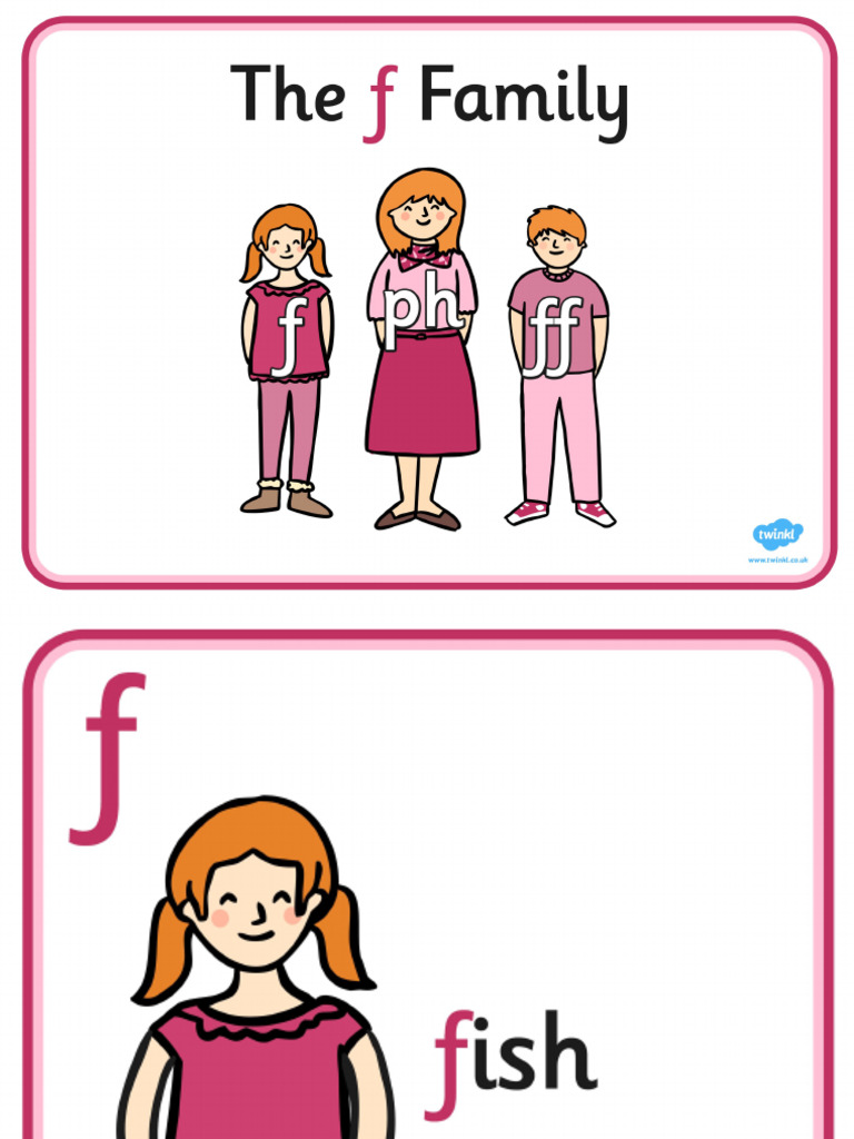 F Family Phonics | PDF