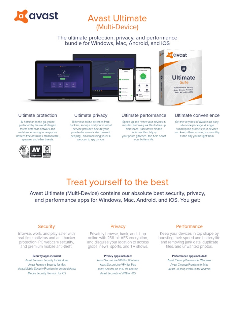 Avast Ultimate Multi-Device Security | PDF | Android (Operating System ...