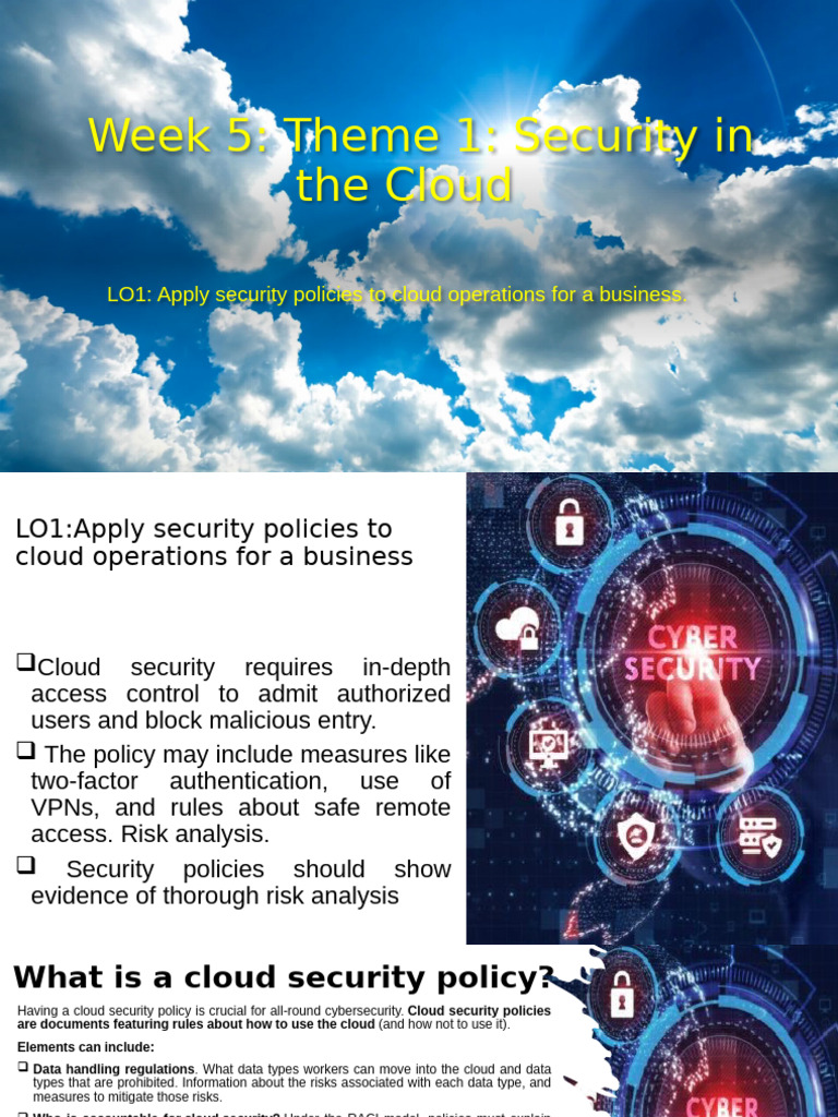 Week Five Icln6311 | PDF | Security | Computer Security