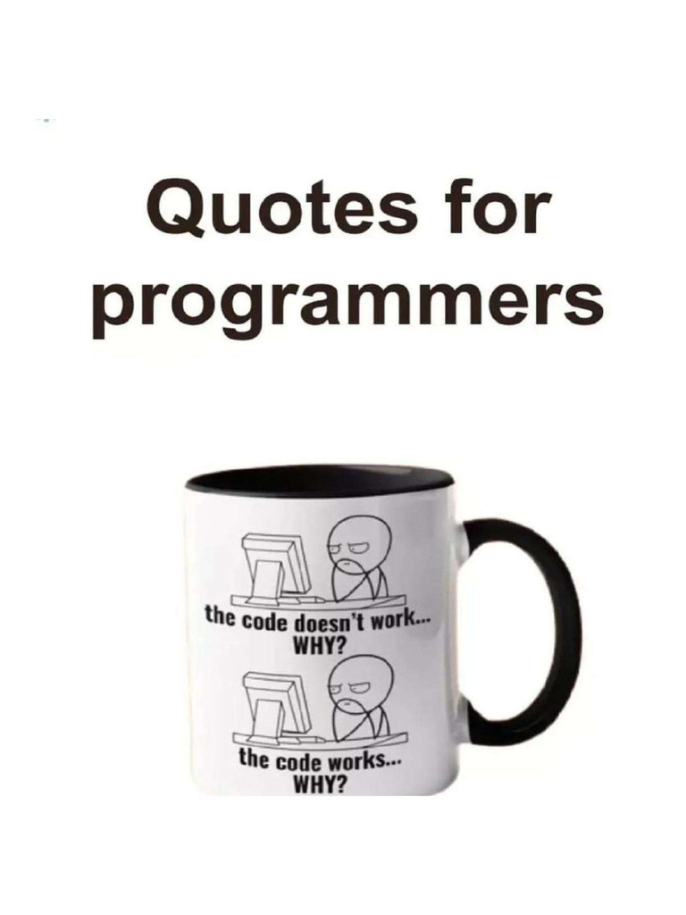 Quotes For Programmers | PDF