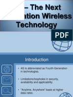 4G - The Next Generation Wireless Technology