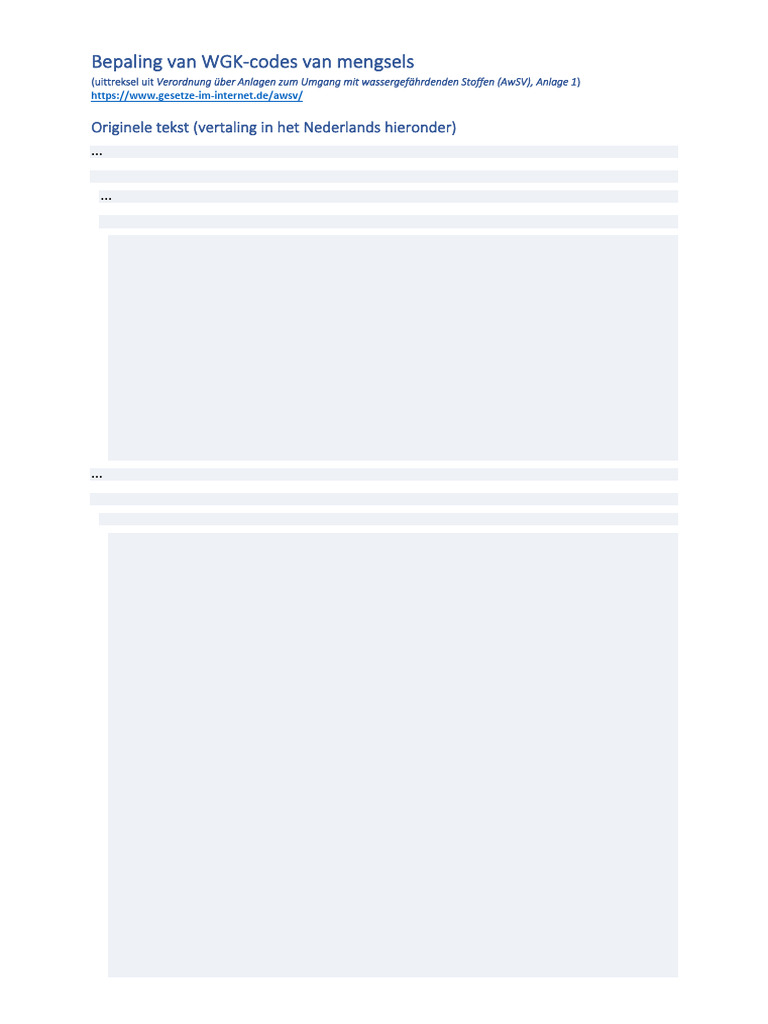Bepaling Van WGK Mengsels | PDF