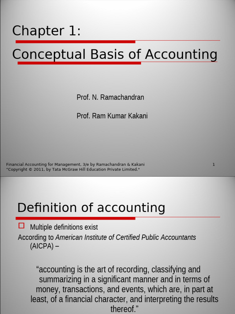 Foundations of Financial Accounting Concepts | PDF | Accounting ...