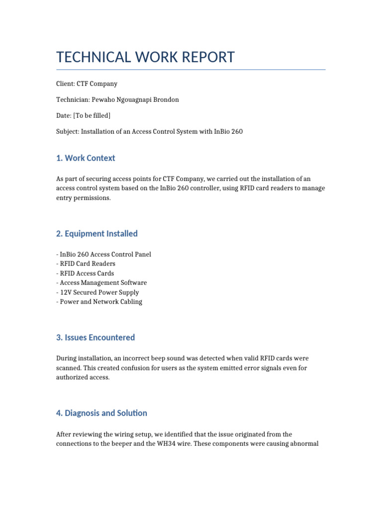 CTF Access Control Report Pewaho | PDF
