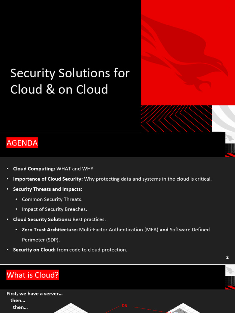 Security for Cloud and on Cloud | PDF | Cloud Computing | Security