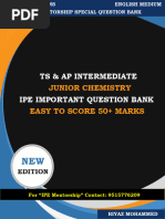 1st Year Chemistry Question Bank 2025 | PDF | Chemical Bond | Molecules