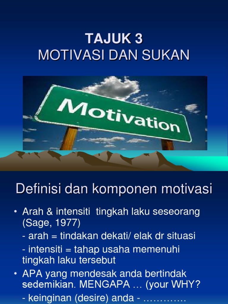 Tajuk 3 Motivasi Pdf