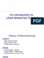 An Introduction To Lean Manufacturing