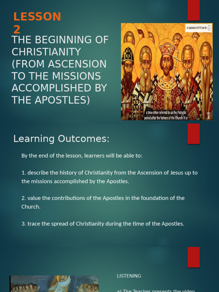 Early Christianity: Apostles' Missions | PDF | Jesus | Acts Of The Apostles