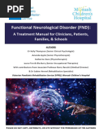 Functional Neurological Disorder | PDF | Psychotherapy | Cognitive ...