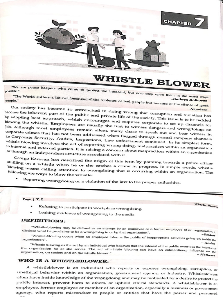 Whistle Blowing | PDF | Social Psychology | Social Policy