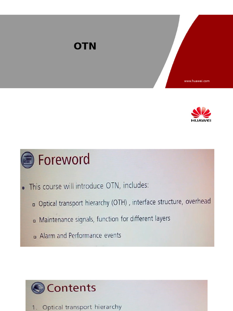 OTN Intro | PDF