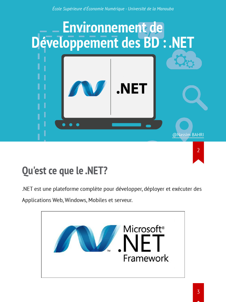 Développement .NET avec Nassim Bahri | PDF | C# (Langage de ...