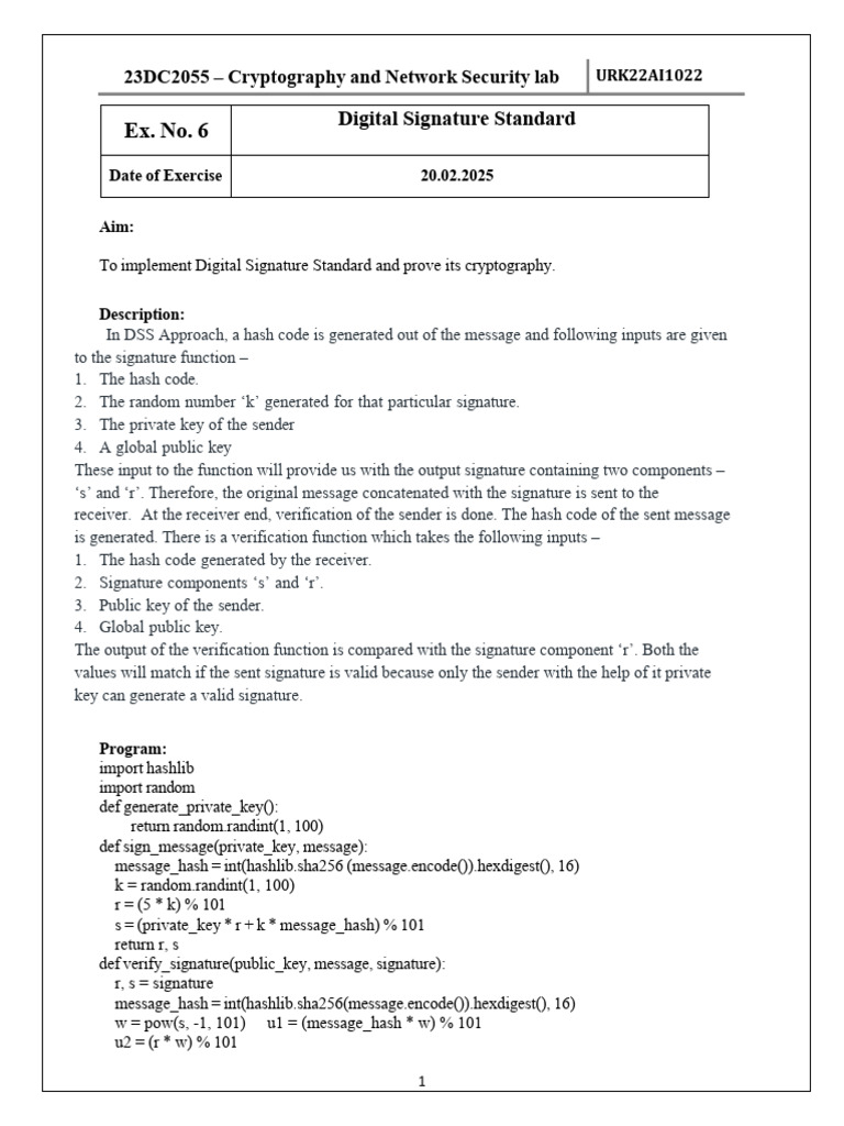 Digital Signature Implementation Guide | PDF | Public Key Cryptography ...