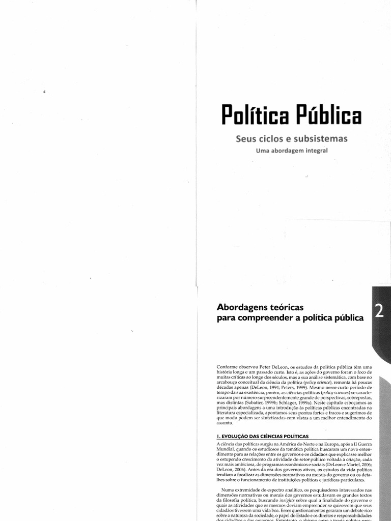 Howlett, Ramesh e Perl, 2013 - Cap02 | PDF