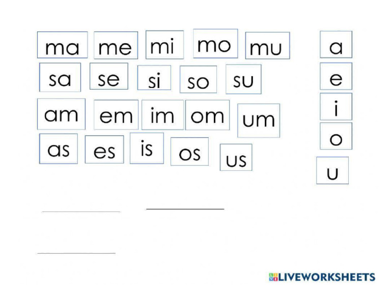 Palabras S y M | PDF