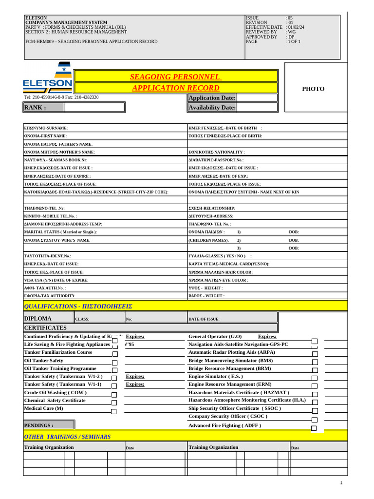 FCM Hrm009 Part A Oil | PDF