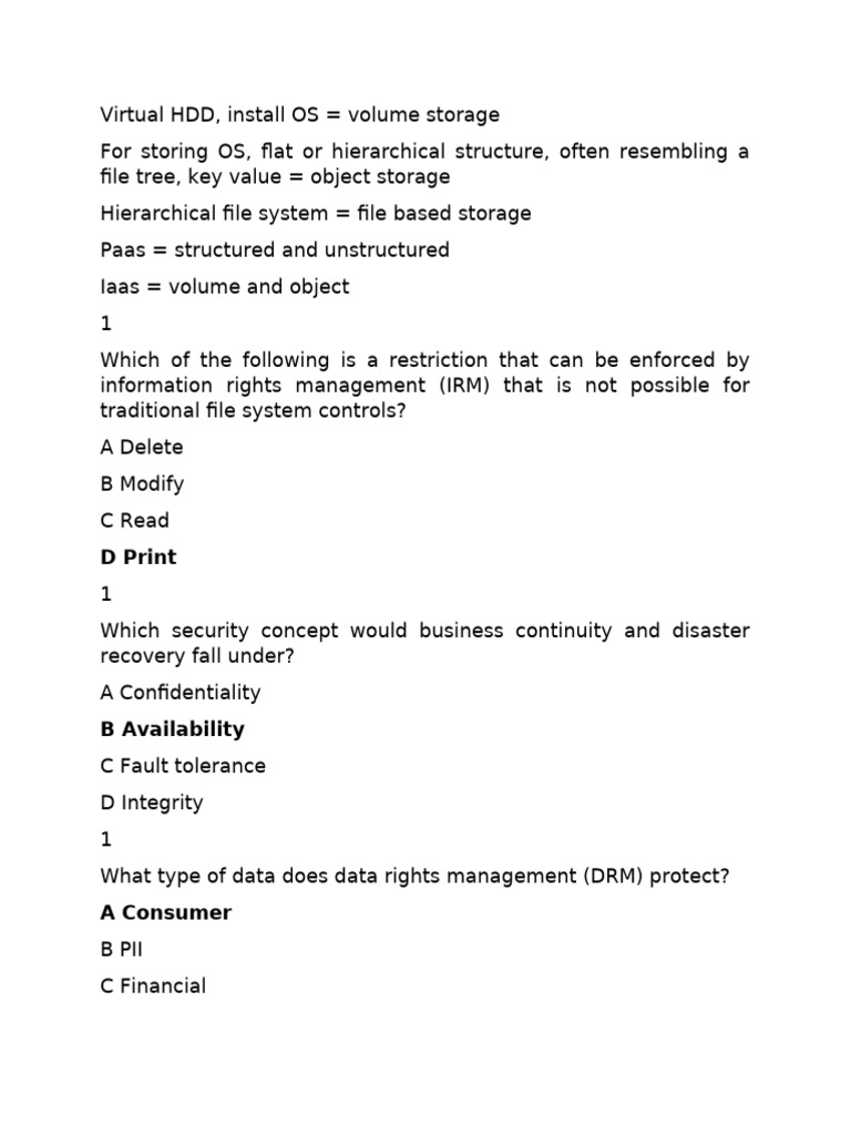 Cloud Storage and Security Concepts Explained | PDF | Cloud Computing ...