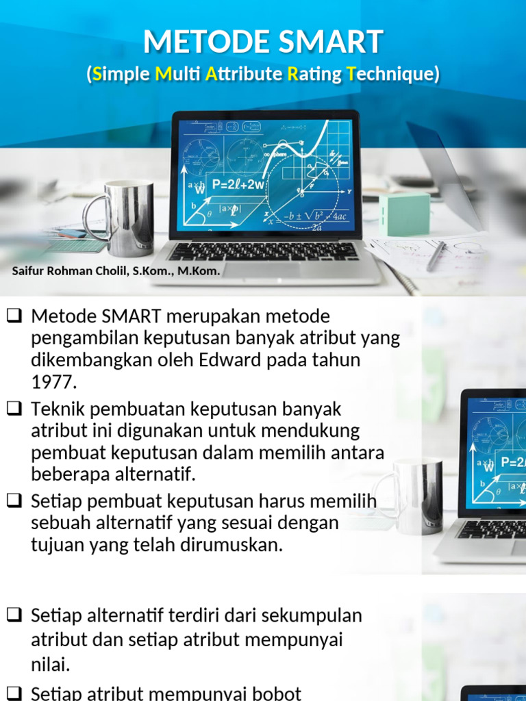 Panduan Metode SMART untuk Pengambilan Keputusan | PDF | Metode & Bahan ...