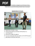 SAIL Level 2 Standing Exercises Guide | PDF | Chair