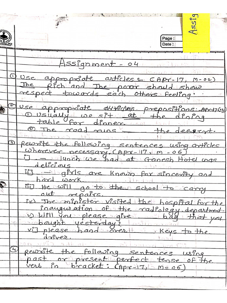 Assignment 04 | PDF