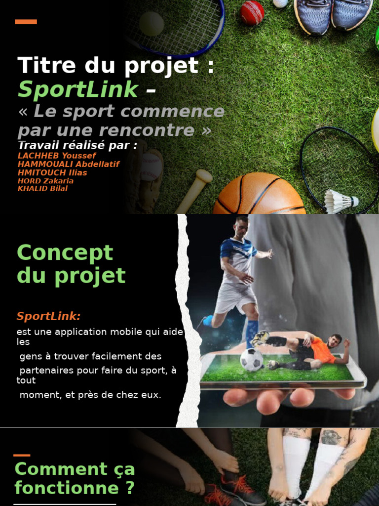 SportLink : Trouvez des partenaires sportifs | PDF