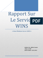 Rapport Systéme WINS