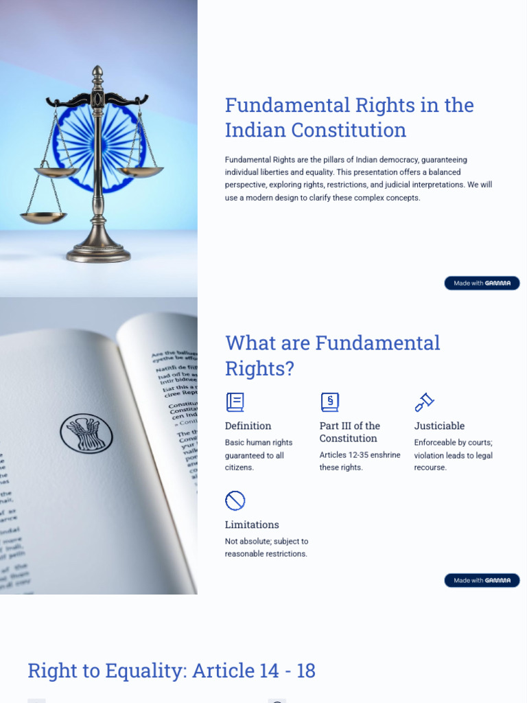 Fundamental Rights in The Indian Constitution | PDF | Universalism | Rights