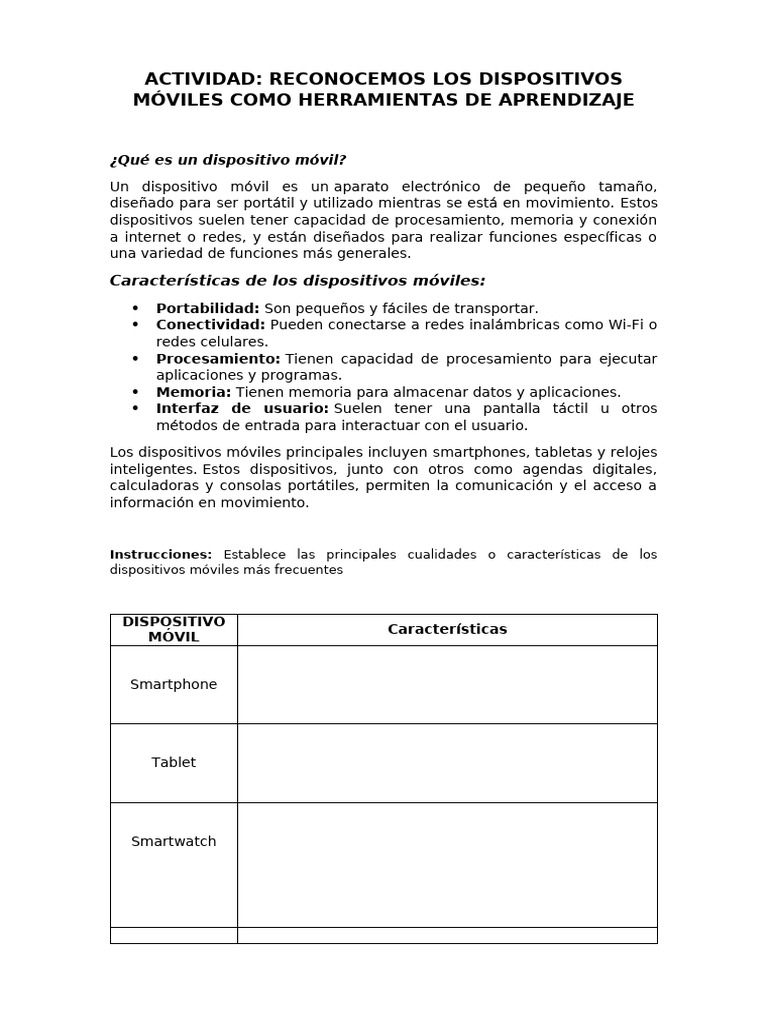 Act EPT 1 y 2 | PDF | Dispositivo móvil | Hardware de la computadora