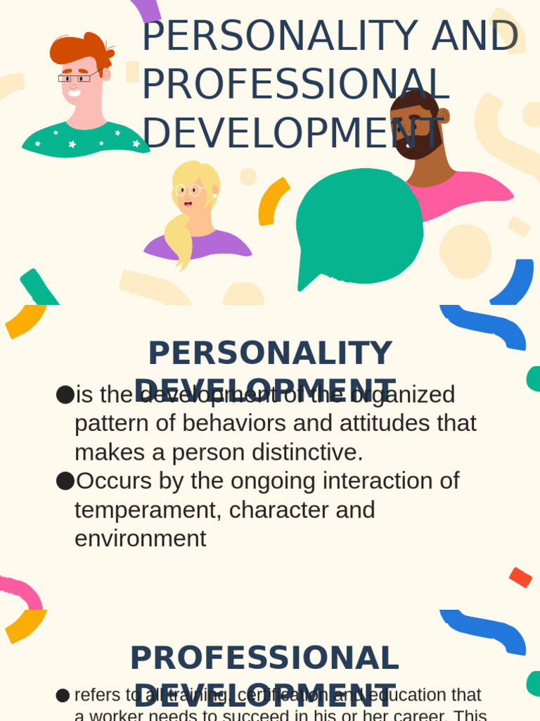 Personality and Professional Growth Guide | PDF | Temperament | Psychology