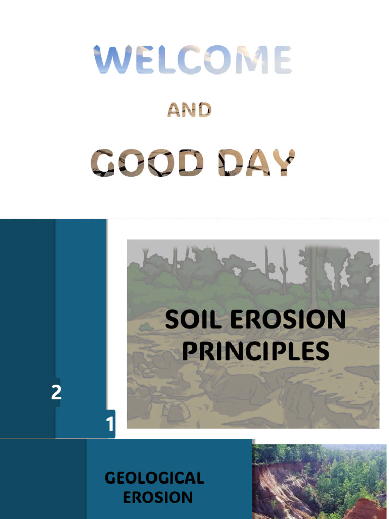 Soil Erosion Principles | PDF | Erosion | Surface Runoff