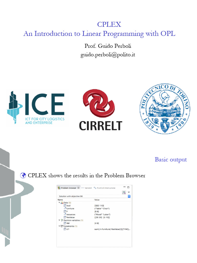 4 2-IntroCPlex Advanced | PDF | Computer File | Directory (Computing)