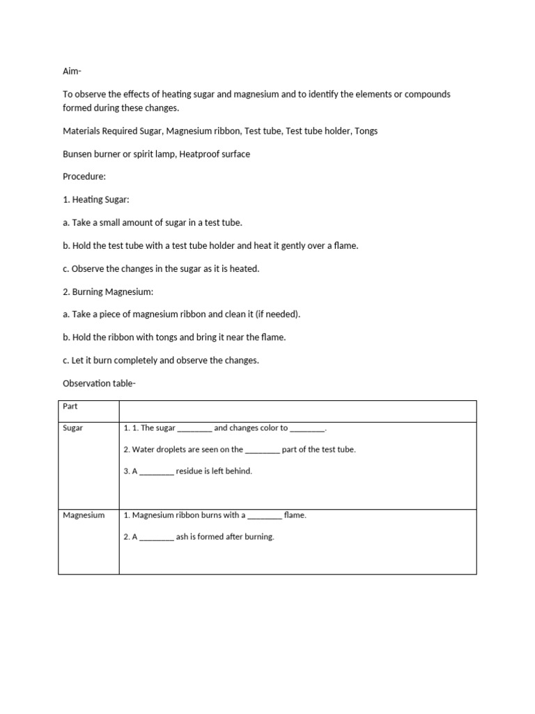 VII Experiment 7 | PDF