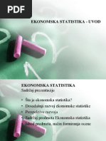 Statistika U Ekonomiji I Menadžmentu | PDF