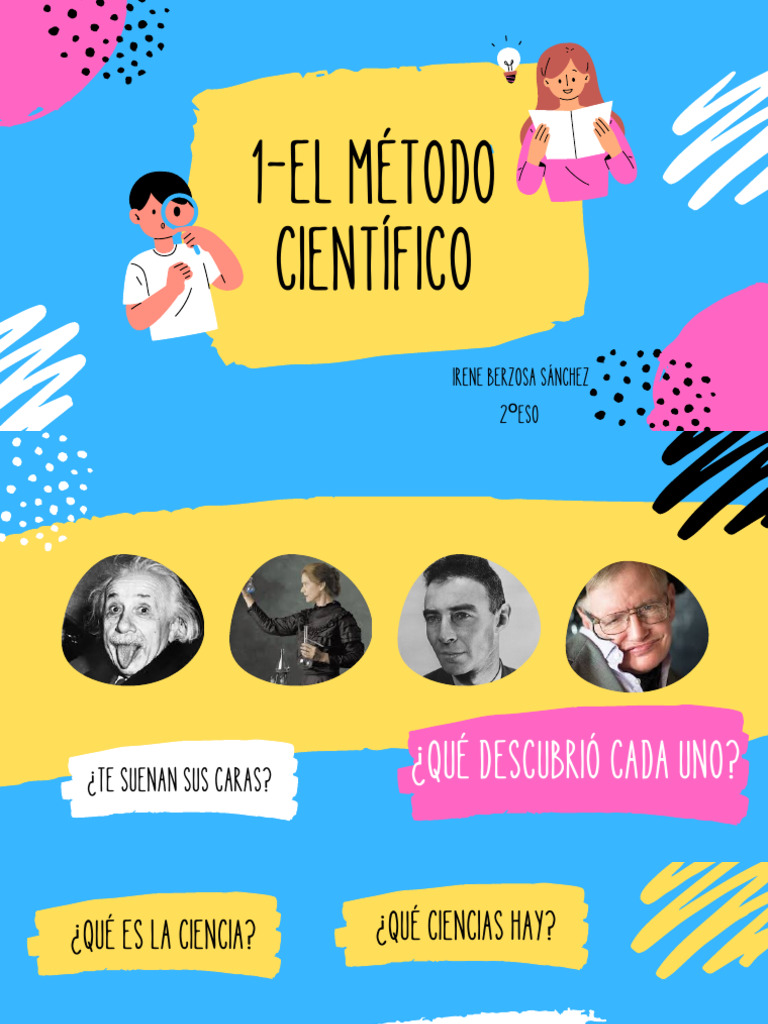 Etapas del Método Científico 2º ESO | PDF | Hipótesis | Experimentar