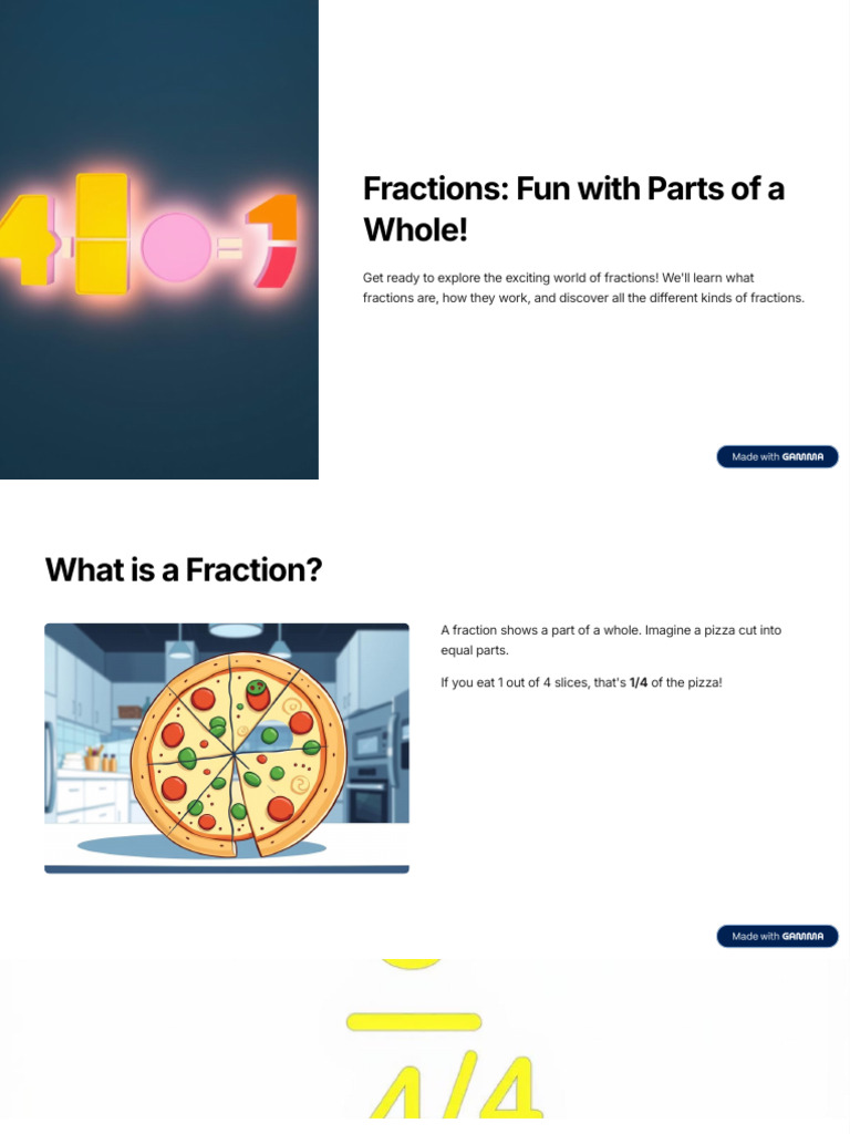 Understanding Fractions Made Easy | PDF | Division (Mathematics ...