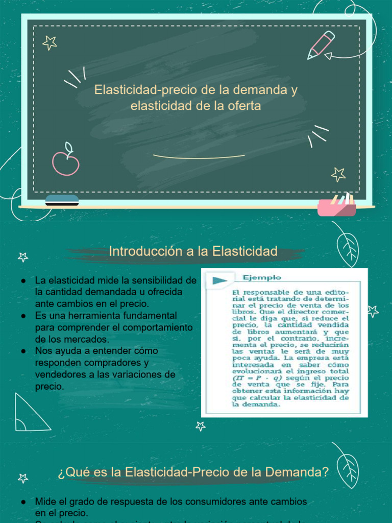 Elasticidad-precio: Demanda y Oferta | PDF | Elasticidad (economía ...