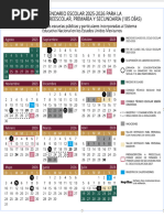 Calendario Escolar Normales 2025 A 2026 | PDF
