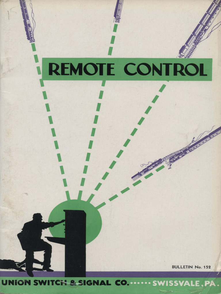 Remote Control in Railway Signaling | PDF | Train | Railway Safety